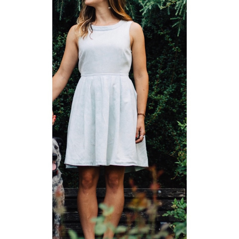 Cotton vintage a-line dress